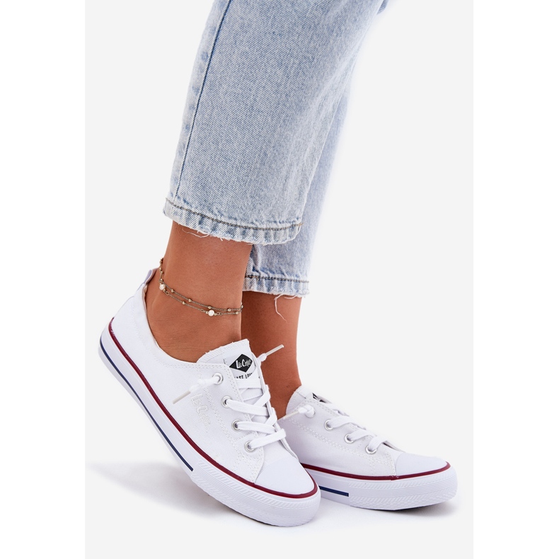 Tenisice za ženske materijale Lee Cooper LCW-25-02-3296l White bijela 1