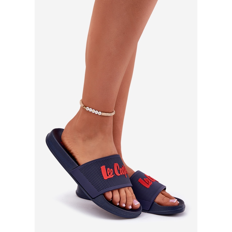 Ženske papuče Lee Cooper LCW-25-07-3524l Navy Blue plava 1