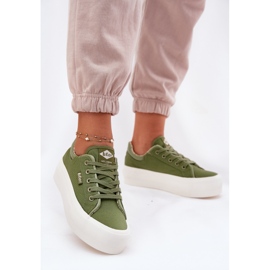 Ženske tenisice na platformi Lee Cooper LCW-25-31-3449L Green zelena 2