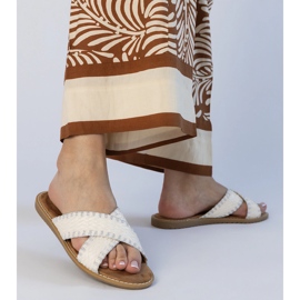 Ženske papuče bijelih žena bijela 1