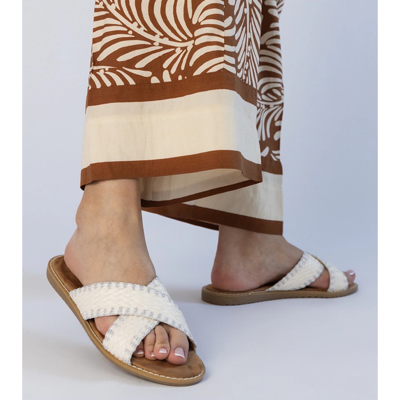 Ženske papuče bijelih žena bijela 1