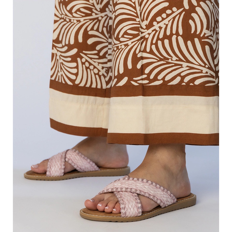 Ružičaste ženske papuče ružičasta 1