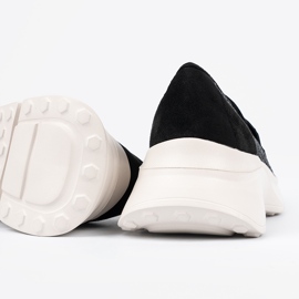 Seastar Crne cipele na debelom potplatu crno 1