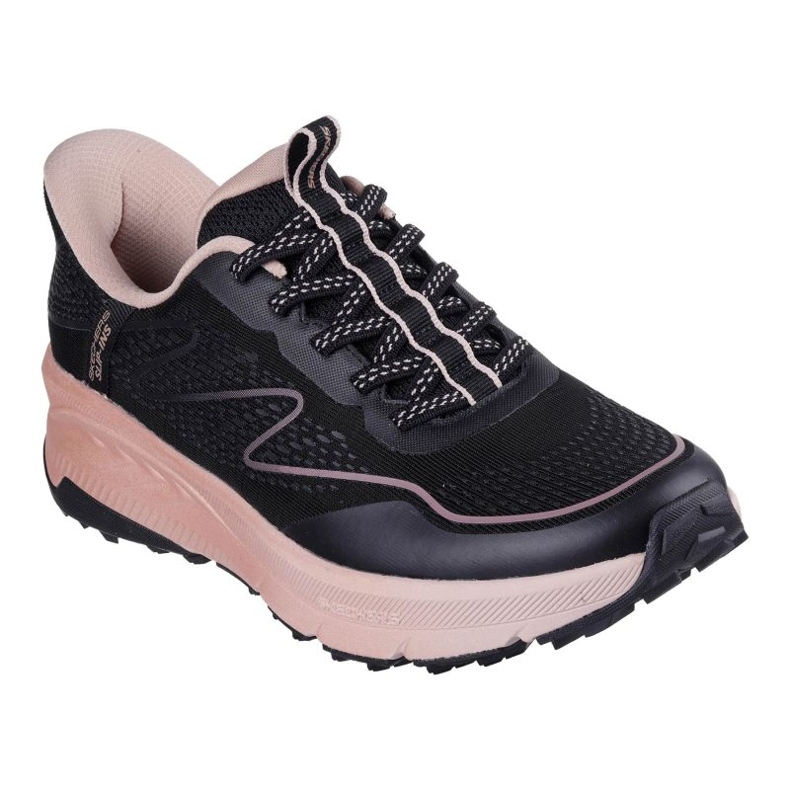 Skechers Slip-inss prebacite se na leđima 180157-BKPK cipele crno 1