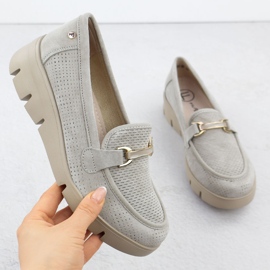 Ženske kožne cipele za vjenčanja Filippo 7002 bež 1