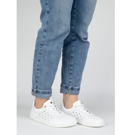 Olivier Bosonoge žene minimalističke tenisice 1769Pol Openwork White bijela 1