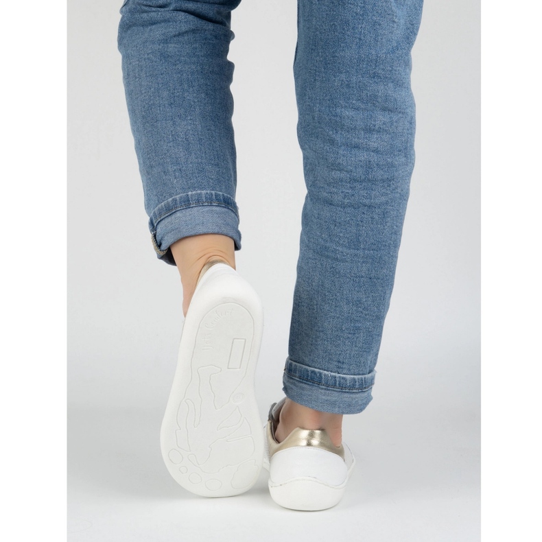 Olivier Bosonoge ženske minimalističke cipele tenisice 1769pol s bijelom mrežom bijela 2