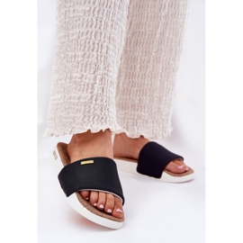 Ženske papuče Big Star RR274A108 Black crno 2