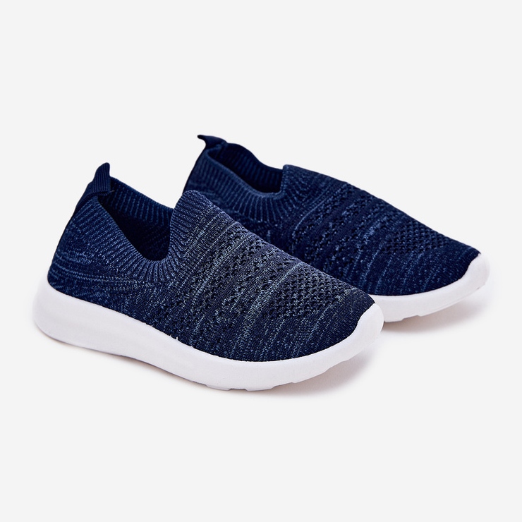 Dječje umetnute mornarsko plave sportske cipele plava 1