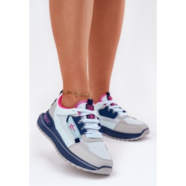 Ženske sportske cipele na platformi Big Star RR274A225 Hi-Polish Blue System plava 2