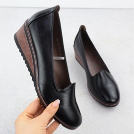 Cipele za klinove Black Potocki SZ12276 crna 1