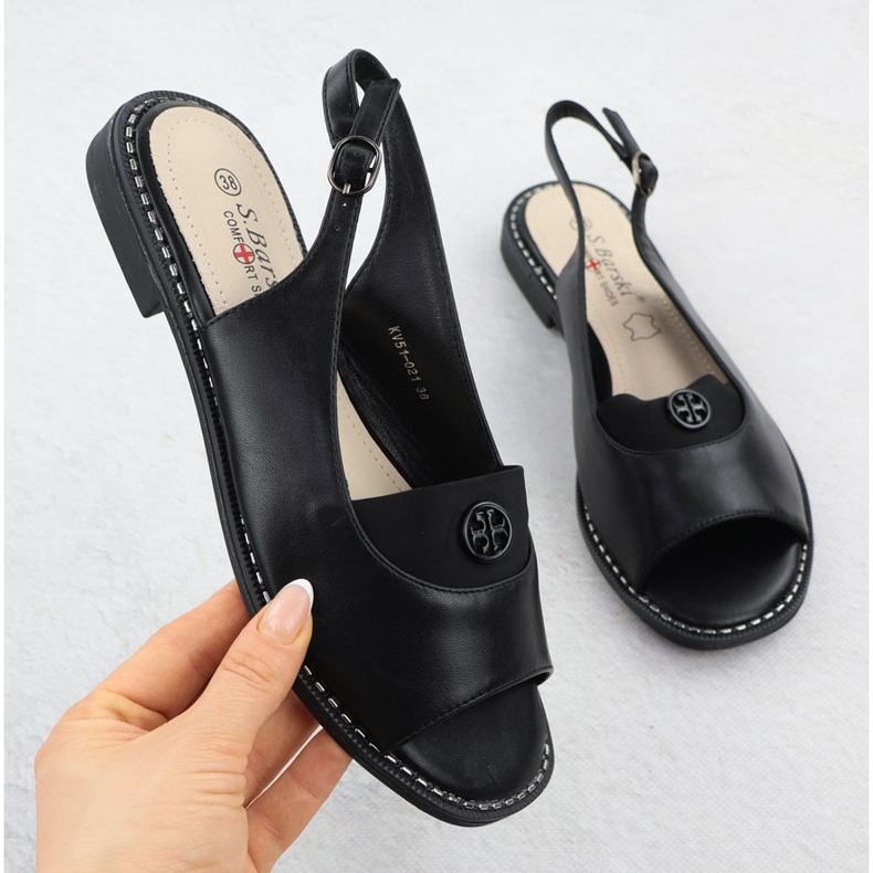 S.Barski Ženske sandale carne S. Barski KV51-021 crno 1