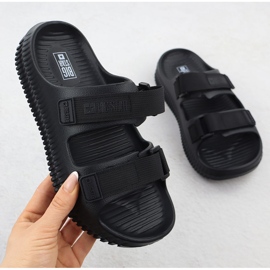 Big Star Crna velika zvijezda rr274a527 plaža čičak flip flops 1