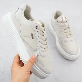 Ženske kožne tenisice Beige Evento 8240 bež 1