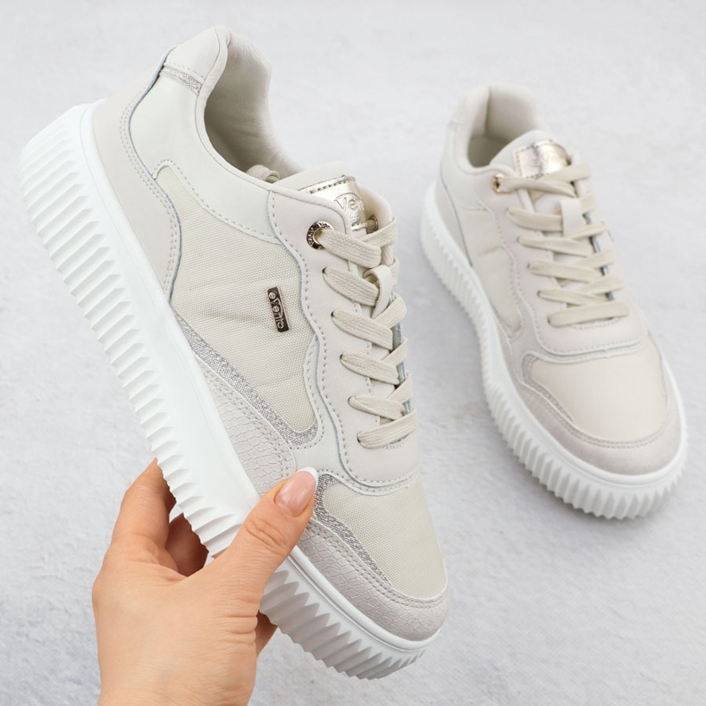 Ženske kožne tenisice Beige Evento 8240 bež 1