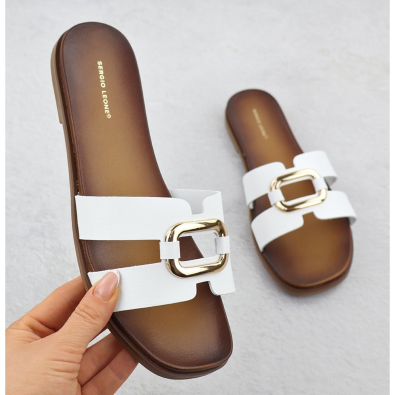 Sergio Leone Ženski lepršavi jastuci s bijelim Sergiom Leone SK077H bijela 1