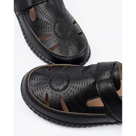 Seastar Crne otvorene ženske cipele crna 2