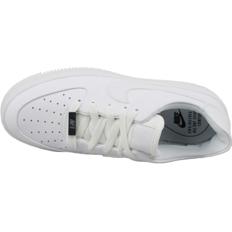Nike Air Force 1 Sage Low AR5339-100 bijele kožne cipele bijela 2
