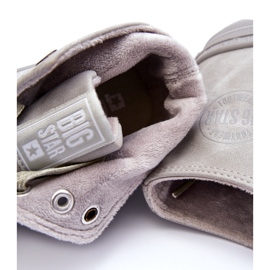 Big Star Ženske tenisice velike zvijezde visoko izolirane sive ee274114 siva 1