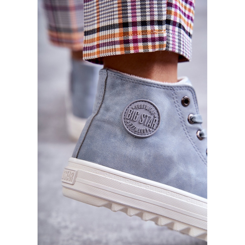 Big Star Ženske izolirane velike zvijezde EE274115 svijetloplave tenisice plava 3
