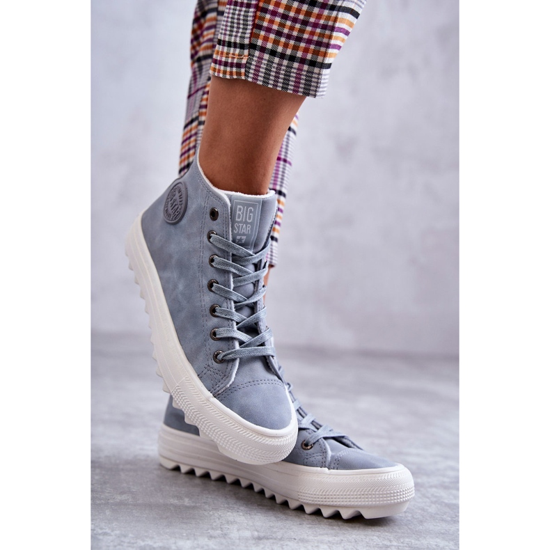 Big Star Ženske izolirane velike zvijezde EE274115 svijetloplave tenisice plava 1