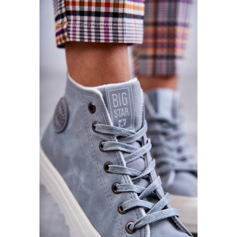 Big Star Ženske izolirane velike zvijezde EE274115 svijetloplave tenisice plava 2