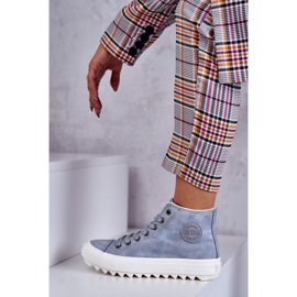 Big Star Ženske izolirane velike zvijezde EE274115 svijetloplave tenisice plava 4