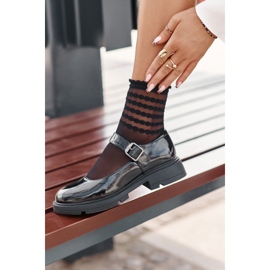 Vinceza Lakirane ženske cipele s crnim Vincezom 62179 pojas crno 4