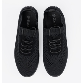 Crne otvorene ženske sportske cipele crna 1