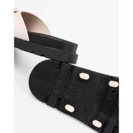 Seastar Svjetlo -popusni ženski flip jahuri sa zlatnom kopčom bež 1