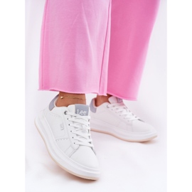 Ženske tenisice na platformi Lee Naomi Women Low 50251012.06K White bijela 2