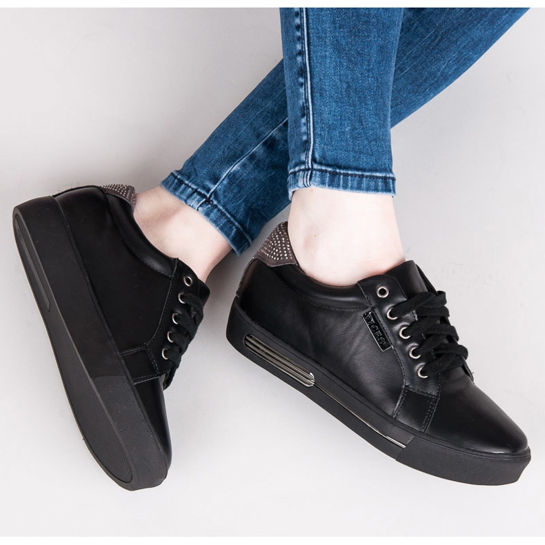 Vices Sportske cipele na platformi crna smeđa 1