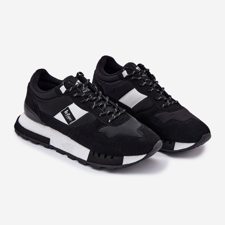 Muške tenisice na platformi Lee Cooper LCJ-25-03-3378M crna 1