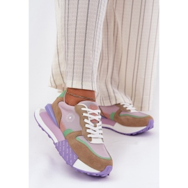 Big Star Ženske tenisice za antilop na Velikoj zvijezdi RR274815 Hi-Polish Pink System platforma ružičasta 2