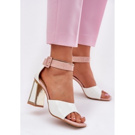 Oslikane ženske sandale na Vinceza 20266 Bijelom poštu bijela 2