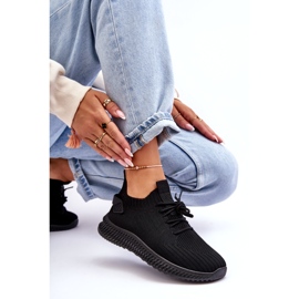 Ženske klizanje -Up crne sportske cipele crno 3