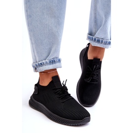 Ženske klizanje -Up crne sportske cipele crna 1