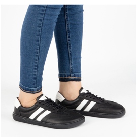 Joker Bosonoge ženske minimalističke cipele izrađene od prirodne kože 908J crna 1