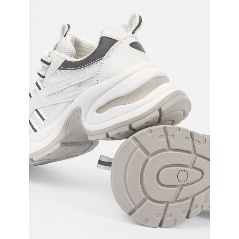 Shelvt Ženske bijele cipele s platformom bijela 1