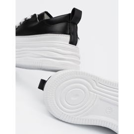 Crno -bijele tenisice na platformi 2