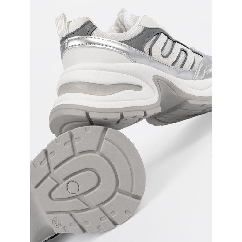 Tenisice bijelih žena sa srebrnim umetcima bijela 1