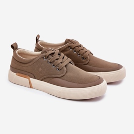 Big Star Materijal muške velike zvijezde RR174064 Khaki tenisice zelena 1