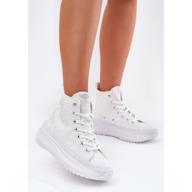 Visoke ženske tenisice Lee Cooper LCW-25-31-3461L White bijela 2