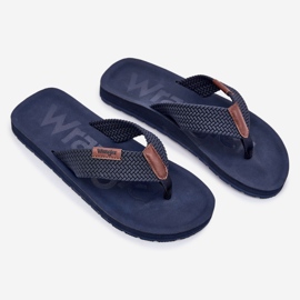 Muški flip -flops wrangler Zane flipflop muškarci nisko 20251044.24h mornarsko plava 1
