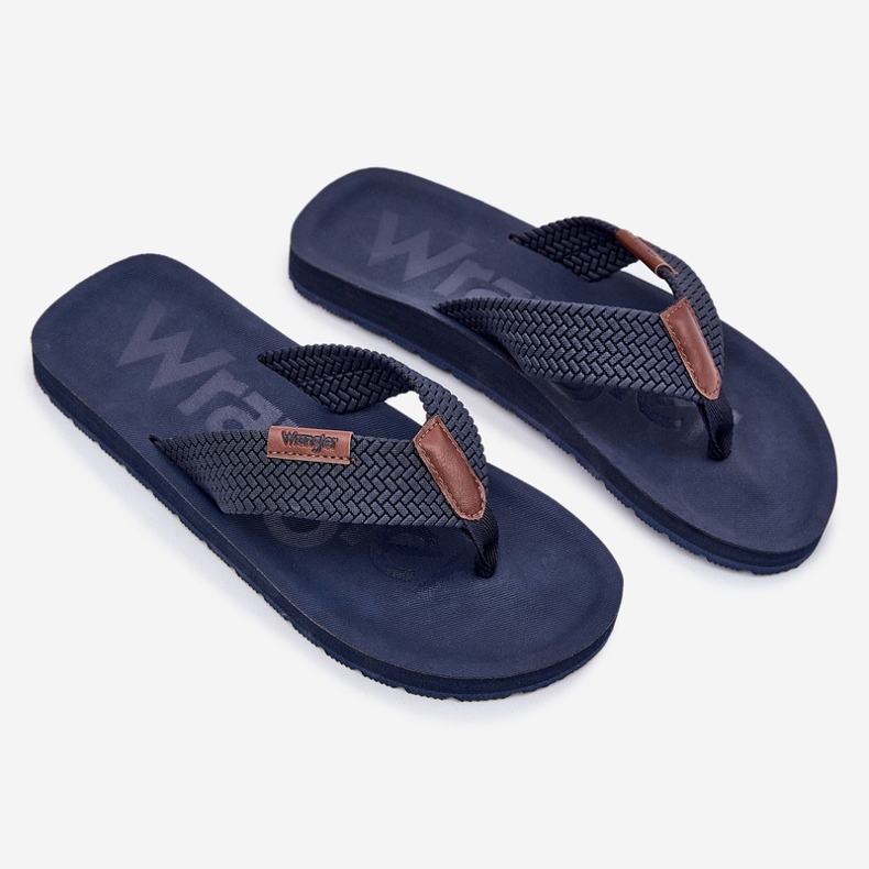 Muški flip -flops wrangler Zane flipflop muškarci nisko 20251044.24h mornarsko plava 1
