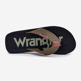 Muški flip -flops wrangler Zane flipflop muškarci nisko 20251044.20251044.57b Green zelena 1