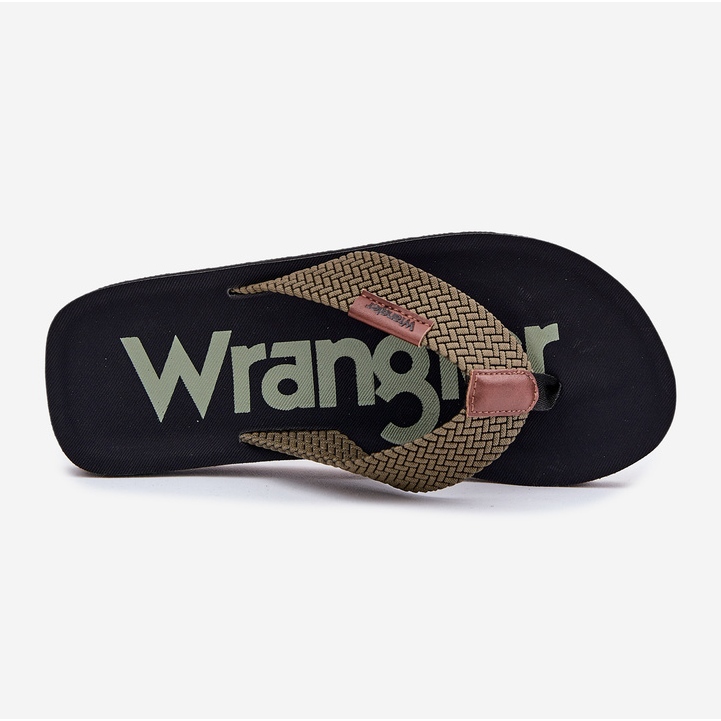 Muški flip -flops wrangler Zane flipflop muškarci nisko 20251044.20251044.57b Green zelena 1