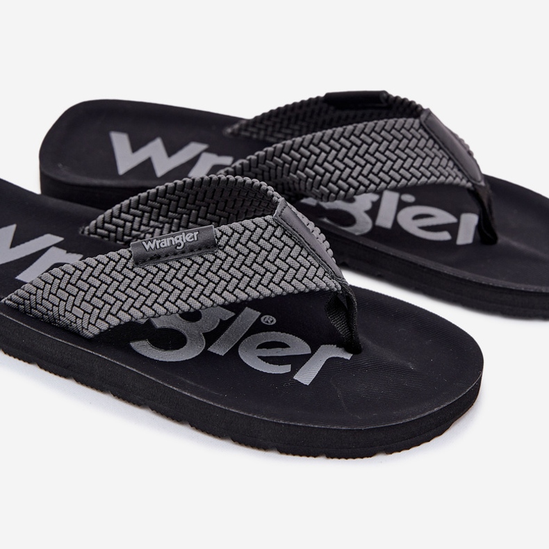 Muški flip -flops wrangler Zane flipflop muškarci nisko 20251044.20251044.10e siva siva 2