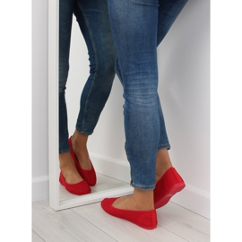 Crvene mrežaste balerinke JX56 Red crvena 2
