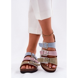 Ženski antilop lepršavi s Panto Fino RR267034 Plave kopče plava 2